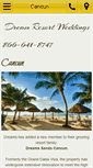 Mobile Screenshot of dreamresortweddings.com