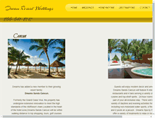 Tablet Screenshot of dreamresortweddings.com